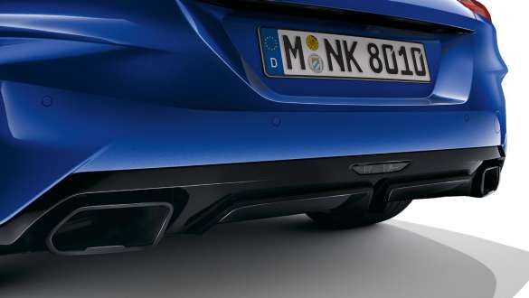 BMW Z4 M40i G29 Exhaust tailpipes in free-form BMW Z4 M40i G29 2022 Exhaust tailpipes in free-form