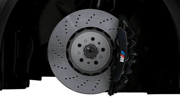 M Carbon ceramic brake BMW M3 Competition Touring G81 BMW M3 Competition Touring G81 M Carbon ceramic brake close-up
