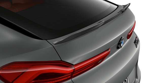 BMW X6 M Competition F96 BMW rear spoiler carbon BMW X6 M Competition F96 2023 BMW rear spoiler carbon