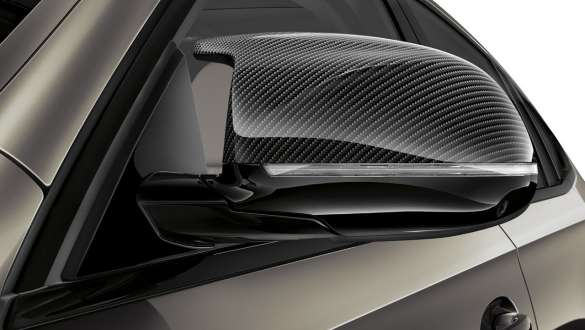 BMW X6 M60i xDrive G06 MP M exterior mirror cap carbon fibre BMW X6 M60i xDrive G06 MP M exterior mirror cap carbon fibre, close-up