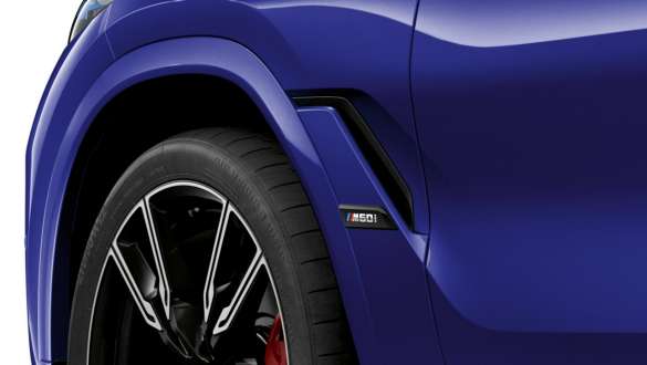 BMW X6 M60i xDrive G06 MP Air inlets with M badge BMW X6 M60i xDrive G06 MP Air inlets with M badge close-up