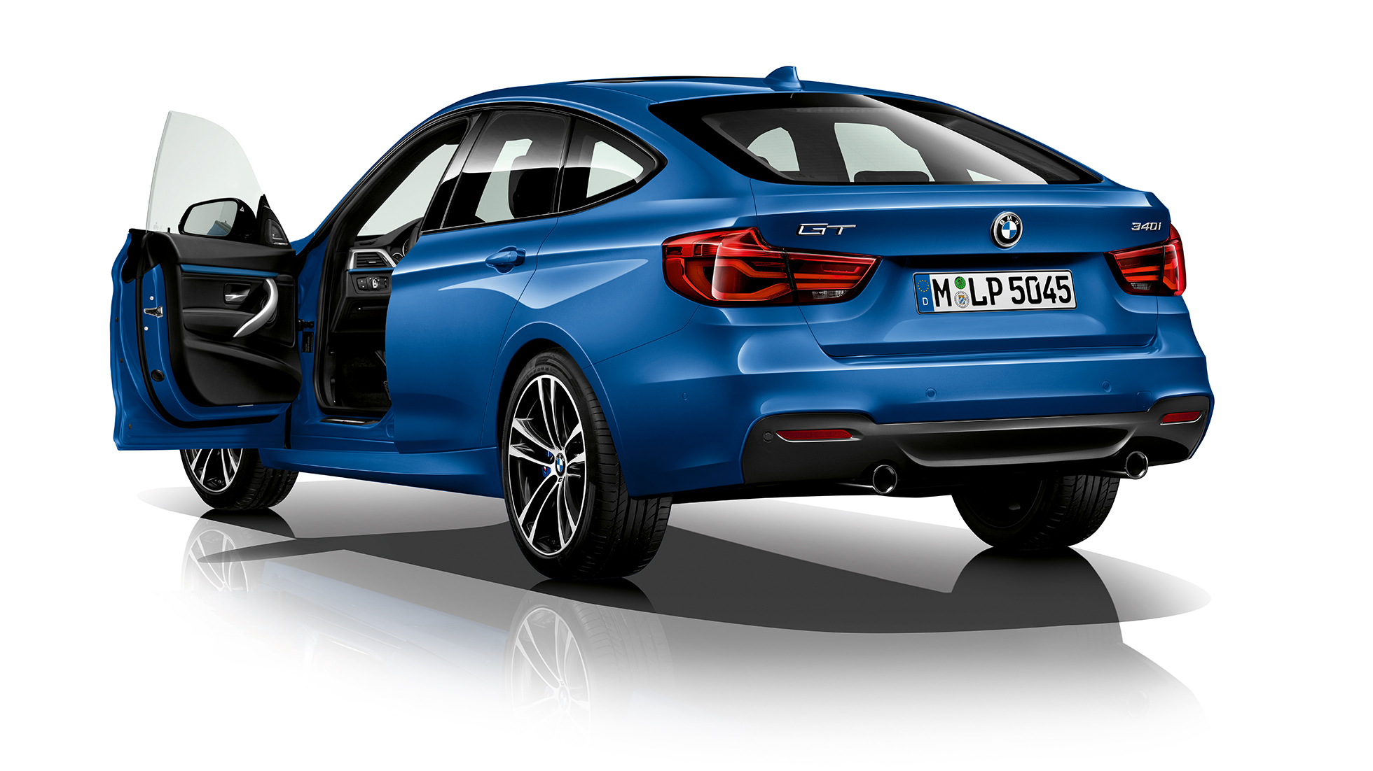 BMW 3 Series Gran Turismo, Model M Sport three-quarter rear shot BMW 3 Series Gran Turismo, Model M Sport three-quarter rear shot