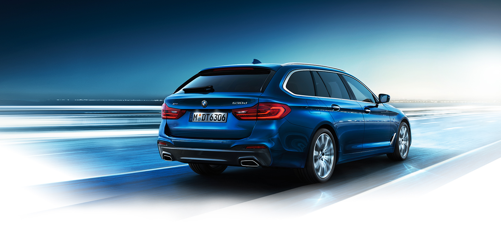 The BMW 5 Series Touring. The BMW 5 Series Touring.