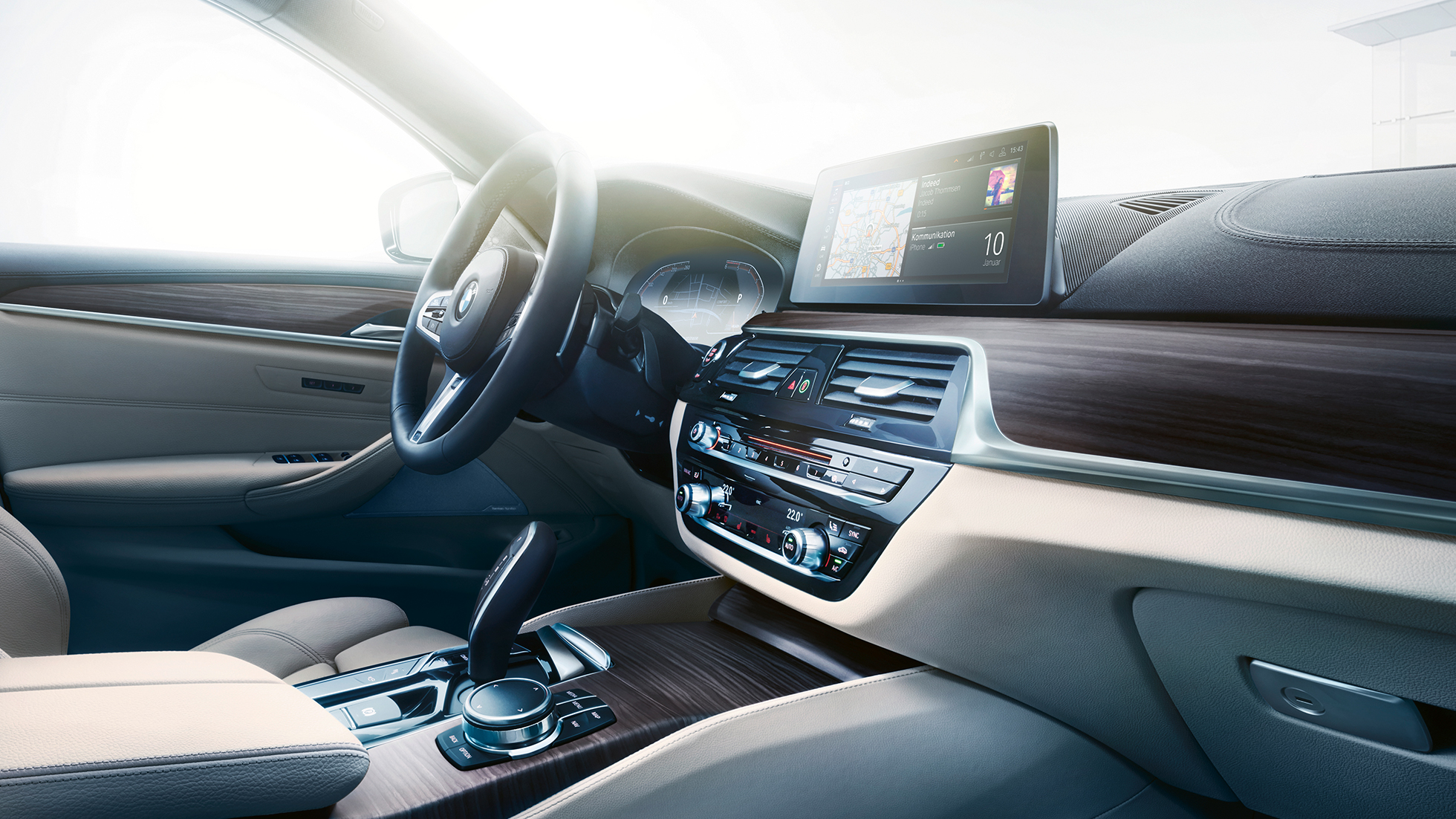 Assistance systems BMW 5 Series Touring Assistance systems BMW 5 Series Touring highlights 530d xDrive Touring G31 Mediterranean Blue metallic cockpit