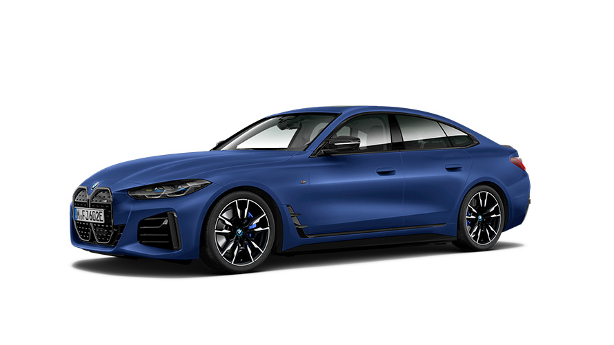 BMW i Series BMW i4 M50 G26 MP three-quarter side view BMW i Series BMW i4 M50 G26 MP three-quarter side view
