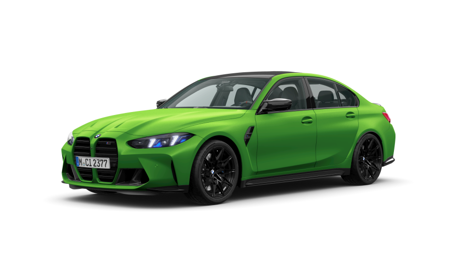 BMW M Series BMW M3 G80 three-quarter side view BMW M Series BMW M3 G80 three-quarter side view