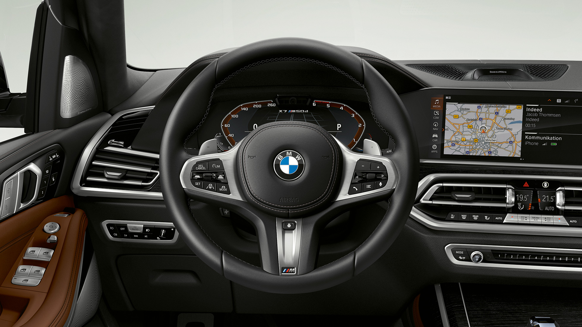 BMW X7 M50i G07 2019 cockpit close-up BMW X7 M50i G07 2019 cockpit close-up