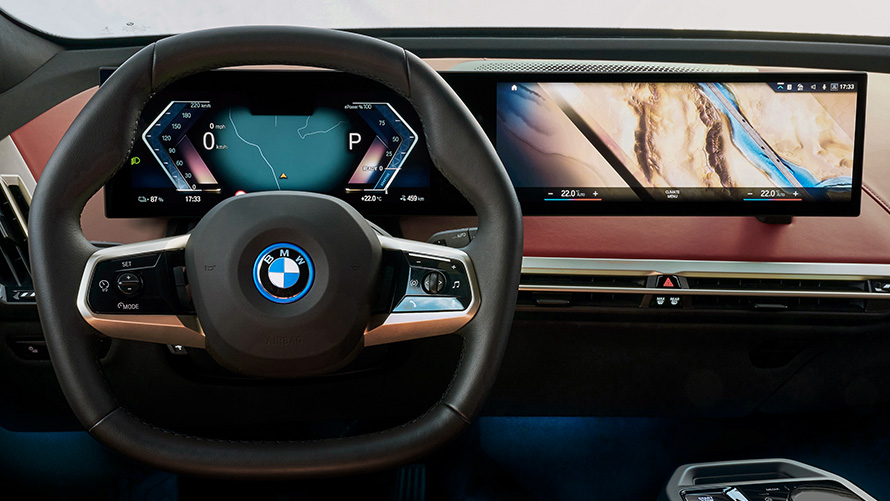BMW Cockpit und BMW Curved Display im MyModes Design Personal BMW Cockpit and BMW Curved Display in MyMode design personal