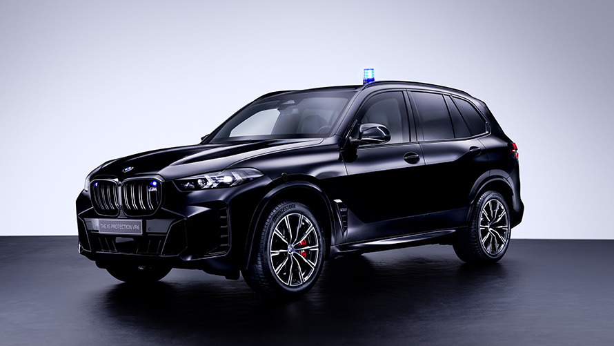 BMW Protection Vehicles BMW X5 Protection VR6 three-quarter front view unspoiled BMW Protection Vehicles BMW X5 Protection VR6 three-quarter front view unspoiled