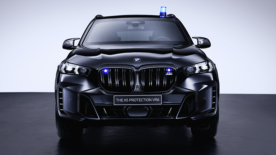 BMW Protection Vehicles Additional Equipment exterior front view BMW Protection Vehicles Additional Equipment exterior front view
